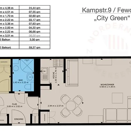 City Green Apartment *